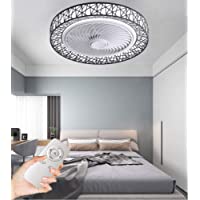 CDwxqBB Ventilador De Techo Ventilador De Lámpara De Techo LED- Regulable Y Velocidad del Viento- con Control Remoto…